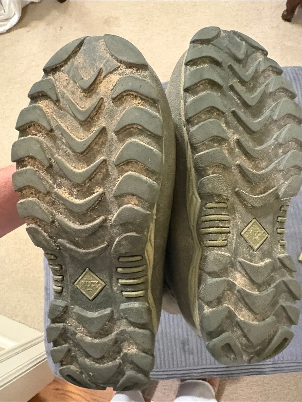 Kids Waterproof Gray/Tan Outdoor Boots